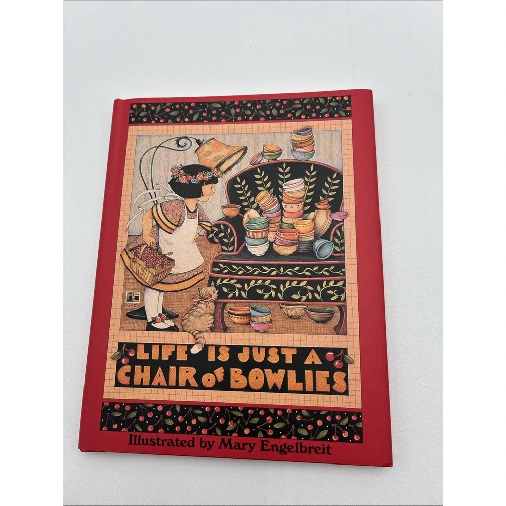 Mary Engelbreit Life Is Just a Chair of Bowlies Hardcover Book 0836246047 1992
